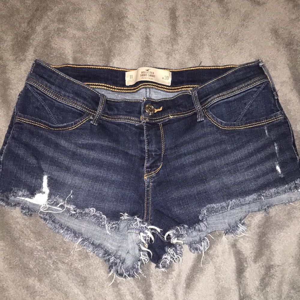 Denim shorts